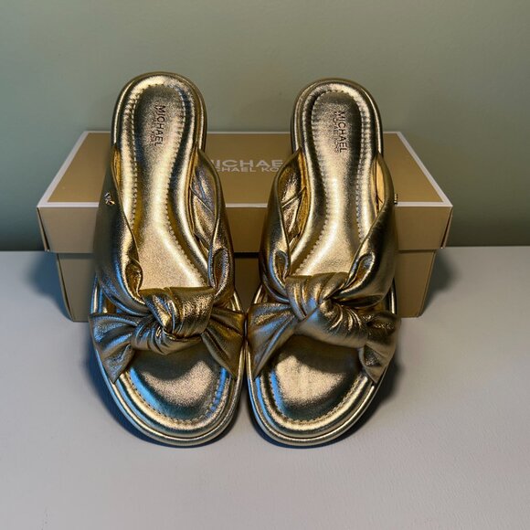 Michael Kors Shoes - Michael Kors Elena Flat Slide